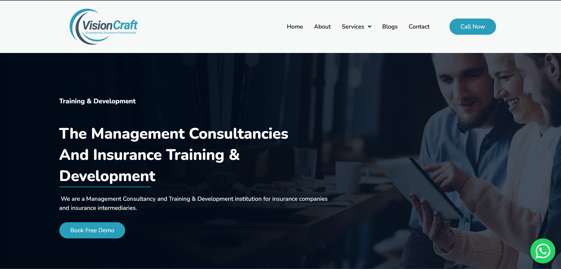 our vision WordPress preview